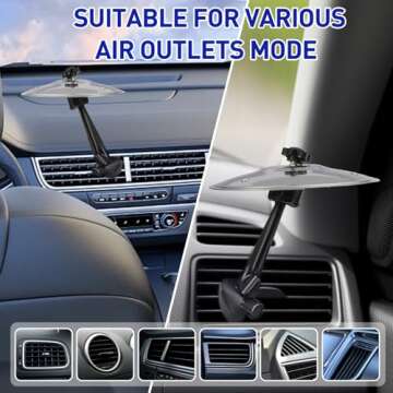 Mini Drumming Cymbal for Car Air Vent Fun