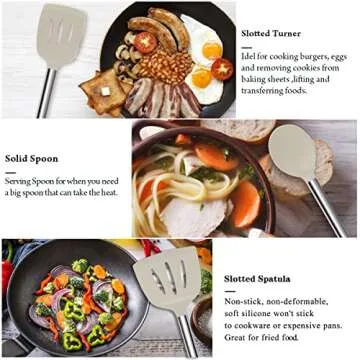 26 Pcs Silicone Kitchen Utensils Set Non-Stick Heat Resistant