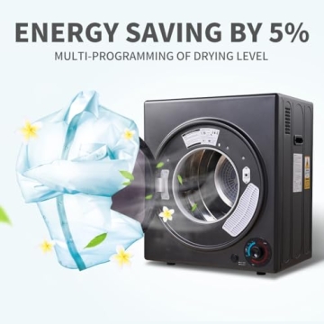 CTT Portable Dryer 3.5 cu.ft: Compact 1500W Solution