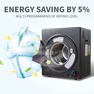 CTT Portable Dryer 3.5 cu.ft: Compact 1500W Solution