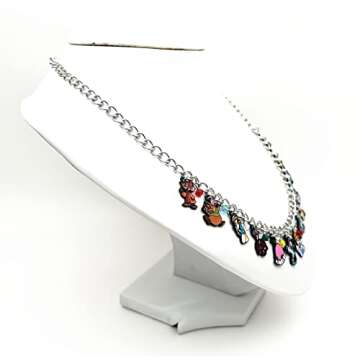 DreamWater Anime Cartoon Charm Necklace Gifts for Woman (3)