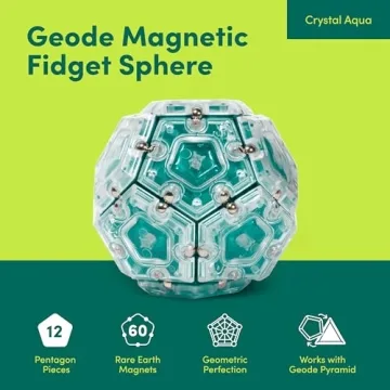Geode Sphere Magnetic Fidget Toy for Adults
