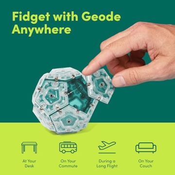 Geode Sphere Magnetic Fidget Toy for Adults