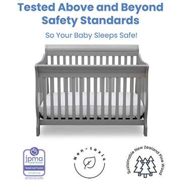 Delta Canton 4-in-1 Crib – Safe & Stylish Nursery Essentials