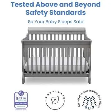 Delta Canton 4-in-1 Crib – Safe & Stylish Nursery Essentials