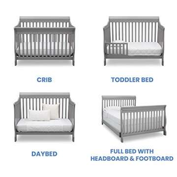 Delta Canton 4-in-1 Crib – Safe & Stylish Nursery Essentials