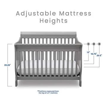 Delta Canton 4-in-1 Crib – Safe & Stylish Nursery Essentials