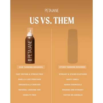 Ultra Dark Tanning Mousse 7oz - Sunless Self-Tanner for a Natural, Streak-Free Glow, Lightweight & Fast Absorbing, Non-Sticky, For All Skin Types, Vegan & Cruelty-Free