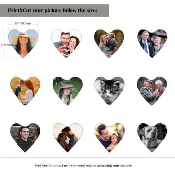 PHOCKSIN Silver Heart Keychain for Beautiful Memories and Gifts