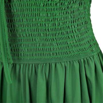 Renaissance Costume Women Medieval Chemise Dress Peasant Tops Irish Under Dress Green Large