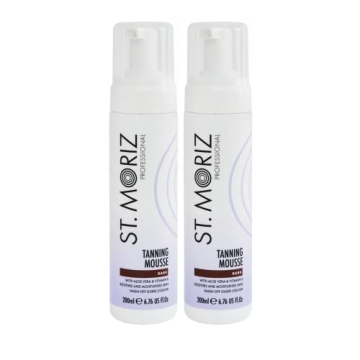 St Moriz Instant Self Tanning Mousse Dark Tone - 2x200 ml