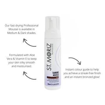 St Moriz Instant Self Tanning Mousse Dark Tone - 2x200 ml
