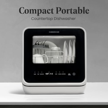 Farberware Countertop Dishwasher with 5 Programs