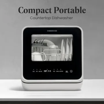 Farberware Countertop Dishwasher with 5 Programs