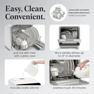 Farberware Countertop Dishwasher with 5 Programs