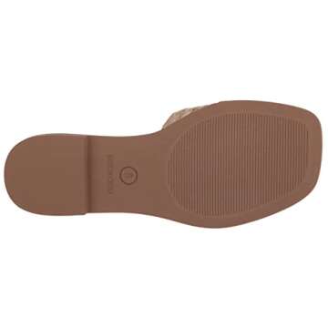 Steve Madden Women's Gene Sandal in Raffia for Comfort