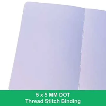 BUKE A5 OWL Dot Gird Journal Dotted Notebook 160 Pages, Size 5.7X8.2 Inch, 180 GSM Ultra Thick Bamboo Paper, Drawing Sketchbook(PINK)