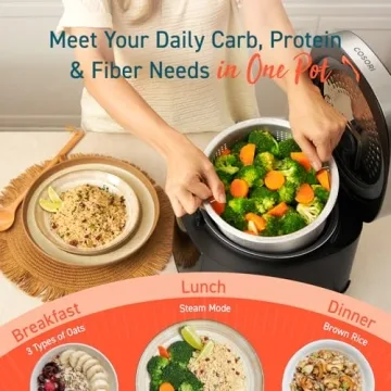 COSORI Rice Cooker 10 Cup with 24h Keep Warm Functionality