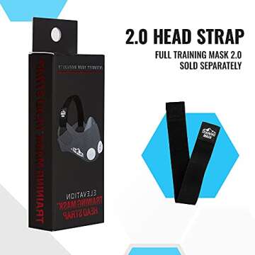 TRAININGMASK Training Mask Extender Strap - Adjustable Comfort for Workouts