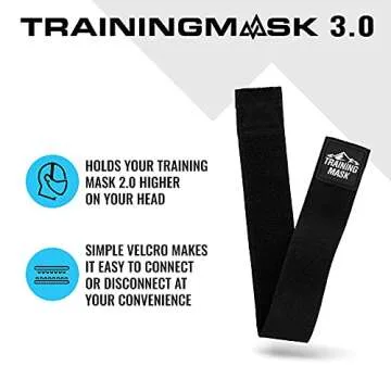Adjustable Training Mask Strap for Comfort and Style