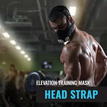 Adjustable Training Mask Strap for Comfort and Style