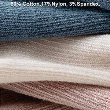 Exegawe Baby Girls Socks Cotton Toddler Knee-High Stockings Kids Cozy Warm Solid Color Ruffles Long Socks for 0-5T(Solid 6 Pairs,XS/0-6m)