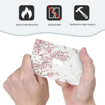 Elegant Spshian Floral Light Switch Cover Plate