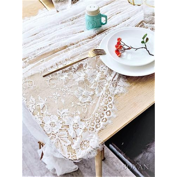 Gorgeous White Lace Tablecloth - Vintage Charm for Events