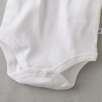 HonestBaby 5-Pack Long Sleeve Bodysuits One-Piece 100% Organic Cotton for Infant Baby Boys, Unisex, Natural Ombre,3-6 Months