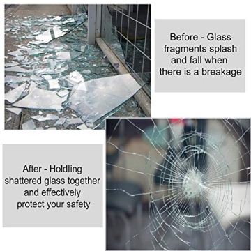 0.05mm Clear Window Security Film for Home Safety