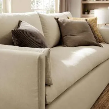 Modway Wellfleet 85" Luxe Slipcovered Sofa for Modern Living