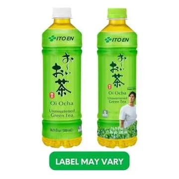 Ito En Oi Ocha Green Tea Unsweetened 16.9 Ounce Pack of 12