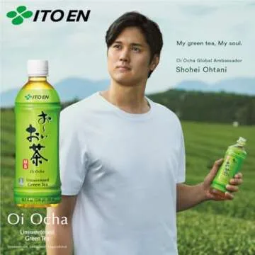 Ito En Oi Ocha Green Tea Unsweetened 16.9 Ounce Pack of 12