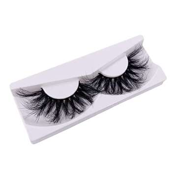 Newcally 25mm 5D Mink Lashes - Luxurious & Reusable Eyelashes