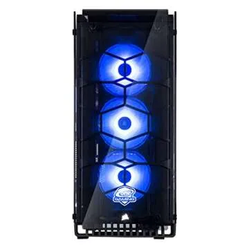 Corsair Crystal 570X RGB Mid-Tower Case, 3 RGB Fans, Tempered Glass - Black