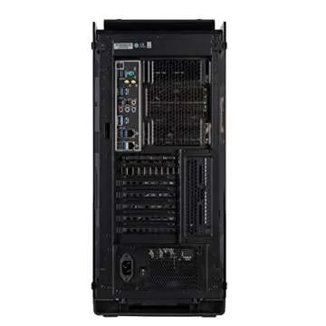 Corsair Crystal 570X RGB Mid-Tower Case, 3 RGB Fans, Tempered Glass - Black