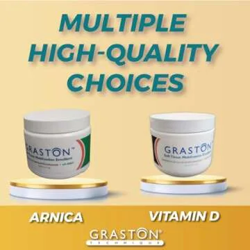 Graston Technique Arnica Soft Tissue Emollient - 4oz Jar Pro-Grade Therapy Cream for IASTM, Massage, Pain Relief, and Recovery, 1-Pack