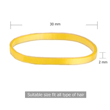 Hoyols 1500 pcs Multi-Color Baby Hair Ties Rubber Bands