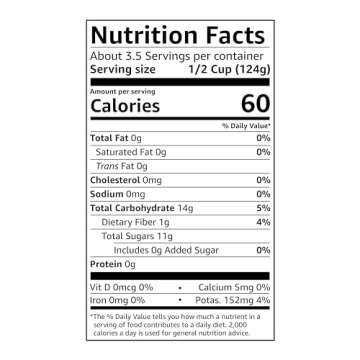 Amazon Fresh, Yellow Cling Sliced Peaches in Fruit Juice, 15 Oz (Previously Happy Belly, Packaging May Vary)