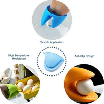 BYE FINGER BURN Canning Jar Lifter, Wonderful Canning Supplies! Canning Rack, Canning Tongs, Silicone Hand Clip in One Canning Tools Package Canning Kits Makes Jobs Easier and Safer.