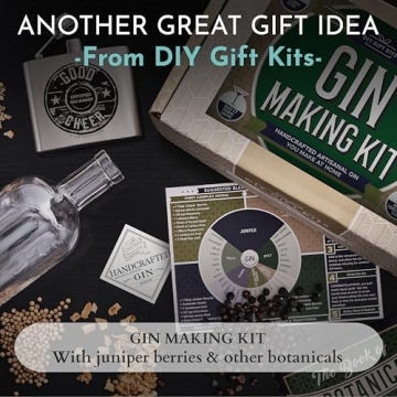 DIY Gin Making Kit | 6 Botanicals & Flavors | Gift for Adults