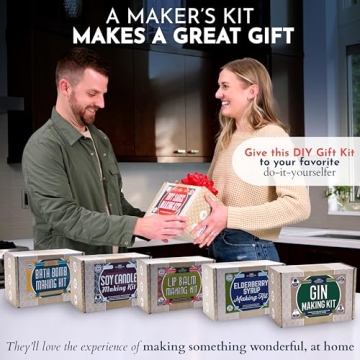 DIY Gin Making Kit | 6 Botanicals & Flavors | Gift for Adults