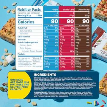 Blake’s Seed Based Crispy Treats – Variety Pack (24 Count), Vegan, Gluten Free, Nut Free & Dairy...