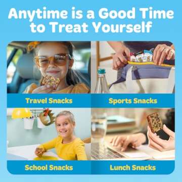 Blake’s Seed Based Crispy Treats – Variety Pack (24 Count), Vegan, Gluten Free, Nut Free & Dairy Free, Healthy Snacks for Kids or Adults, School Safe, Low Calorie Organic Soy Free Snack