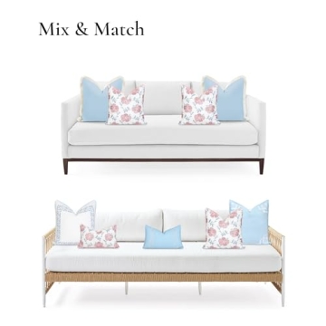 Hofdeco Coastal Throw Pillow Cover for Indoor Outdoor Use