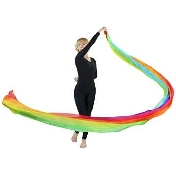Danzcue Silk Flower Dance Streamer - Colorful and Beautiful