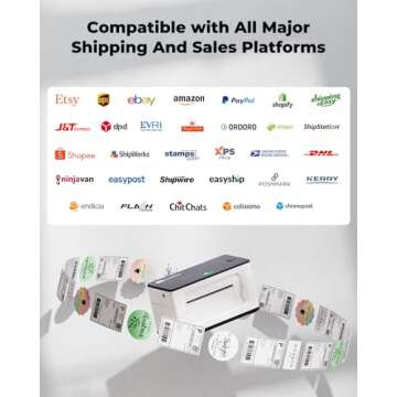 MUNBYN Bluetooth 4x6 Thermal Label Printer for Businesses