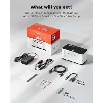 MUNBYN Bluetooth 4x6 Thermal Label Printer for Businesses