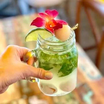 Fresh Orchid Flower OrchidClub USA Loose Bloom DIY Lei Food Drink Decoration (50YELLOW 50PURPLE)