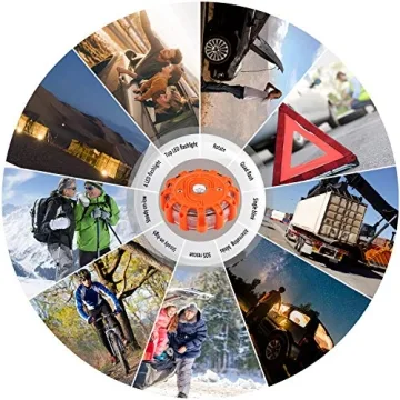 Safety LED Road Flares Emergency Light Beacon Kit